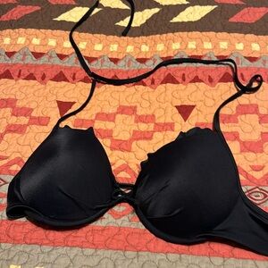 VICTORIA SECRET BLACK  34 C BIKINI TOP